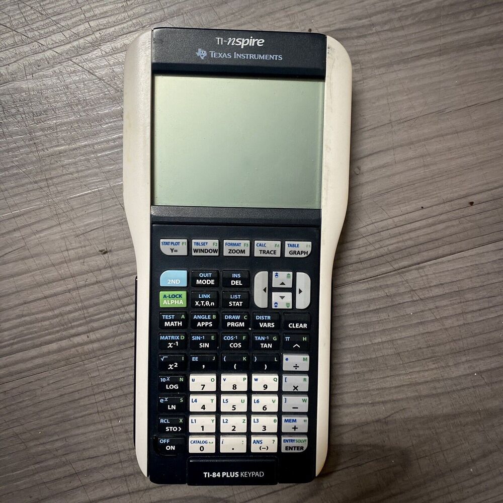 Texas Instrument TI NSPIRE Graphing Calculator Ti 84 Silver Plus Keypad W/Case